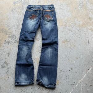 Y2K Cowgirl Tuff Co. Horse Embroidered Jeans